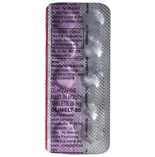 olimelt 20mg tablet 10's